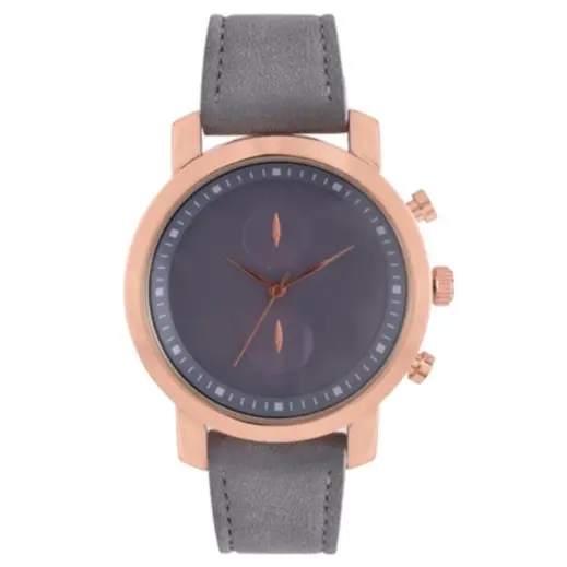 Mens Chrono PU Watch Front